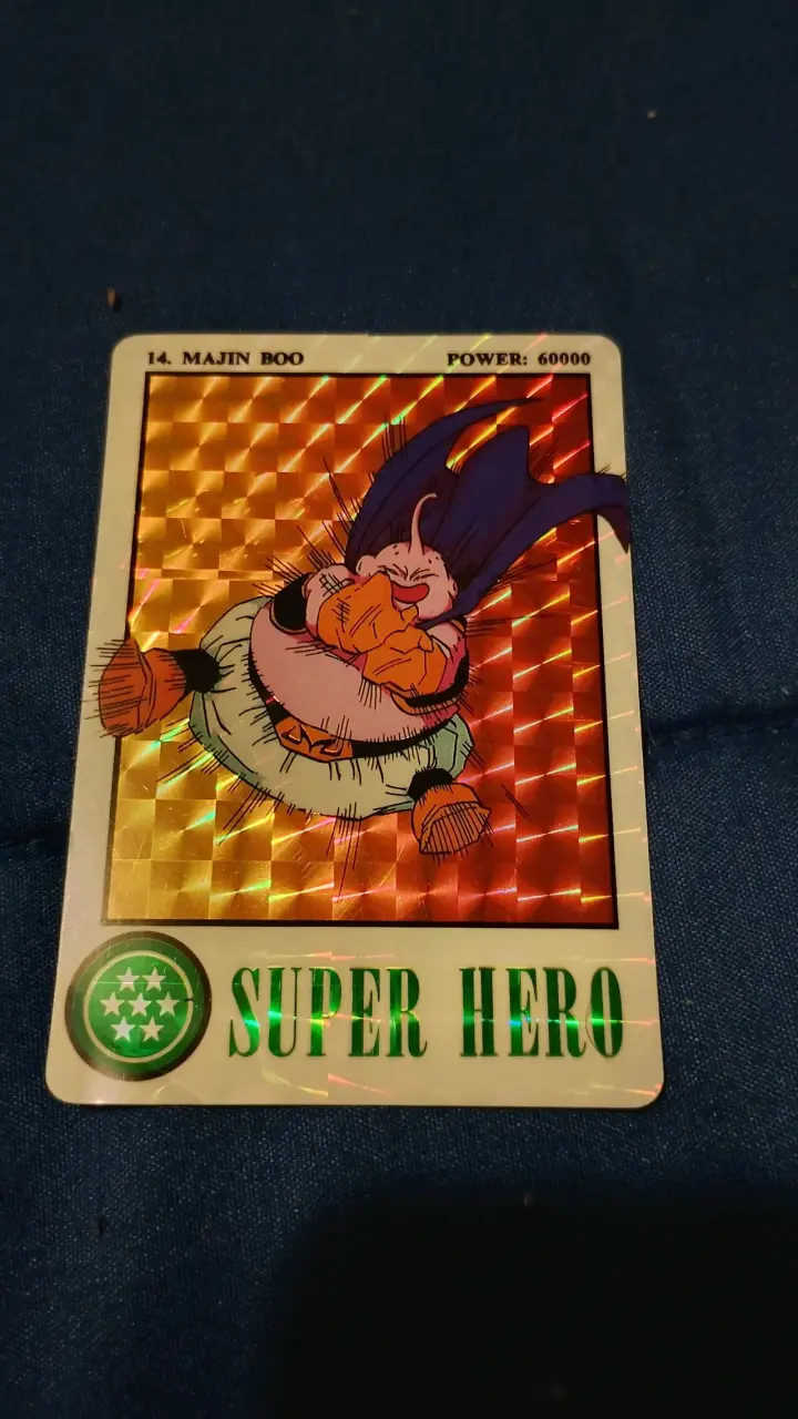 Tarjeta coleccionable Majin Boo Super Hero - 1