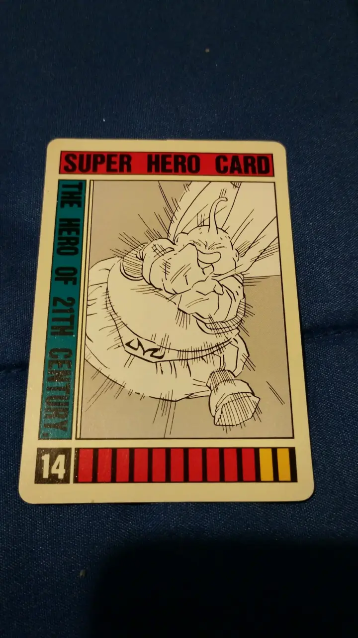 Tarjeta coleccionable Majin Boo Super Hero - 2