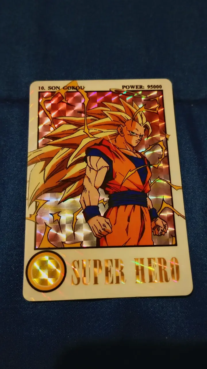Tarjeta coleccionable de Son Goku Super Hero - 1