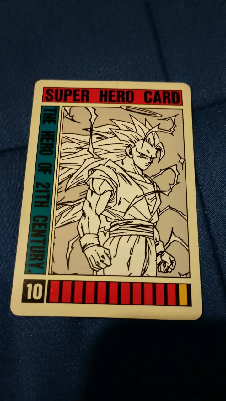 Tarjeta coleccionable de Son Goku Super Hero - 2