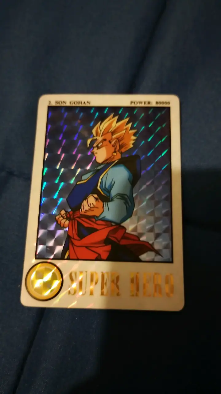 Tarjeta coleccionable Son Gohan Super Hero - 1