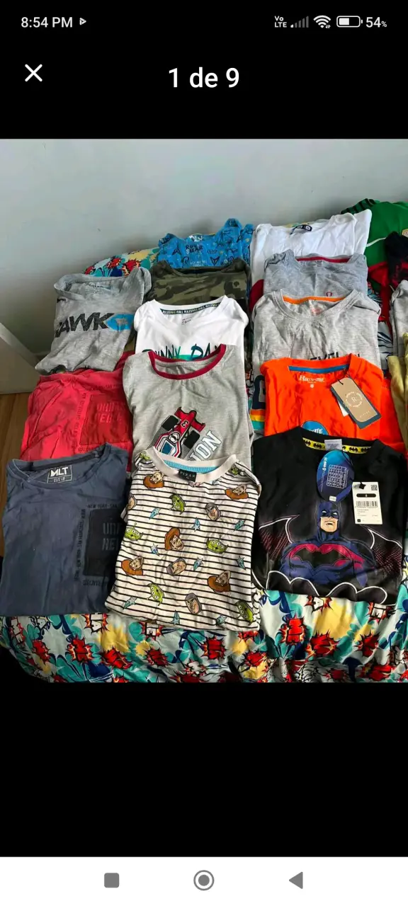 Lote de ropa infantil variada con estampados - 2