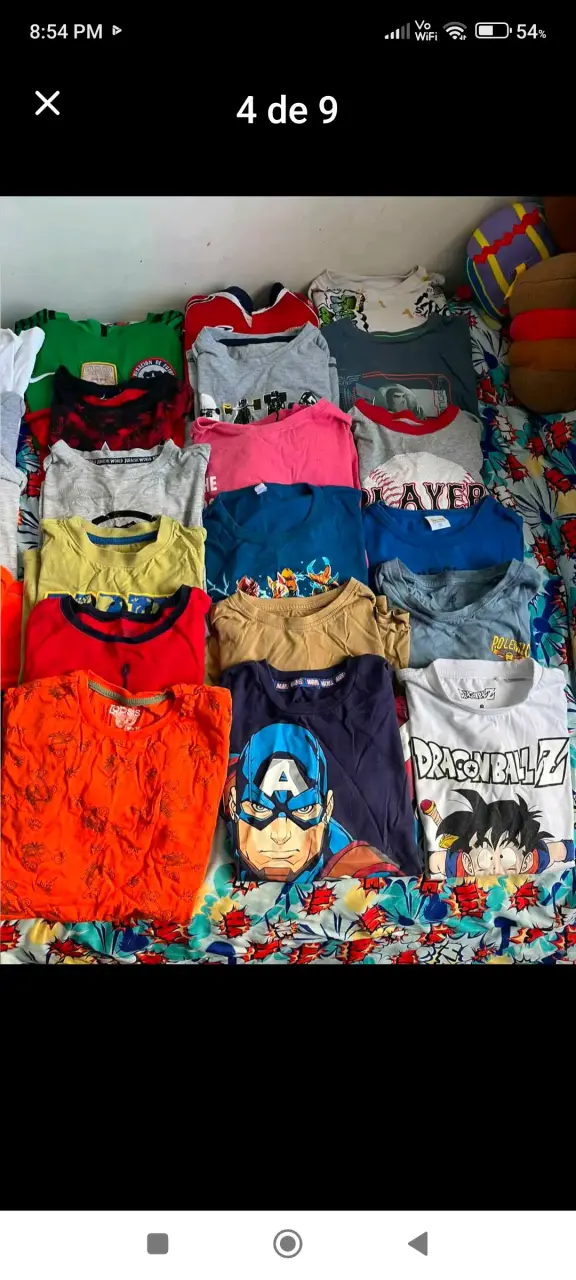 Lote de ropa infantil variada con estampados - 3