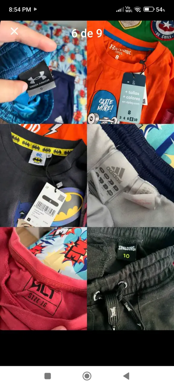 Lote de ropa infantil variada con estampados - 6