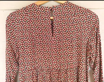 Vestido estampado floral H&M talla 36 - miniatura 6