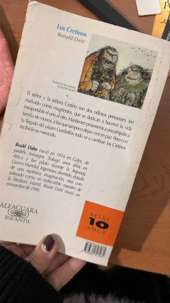 Libro 'Los Cretinos' de Roald Dahl - 2