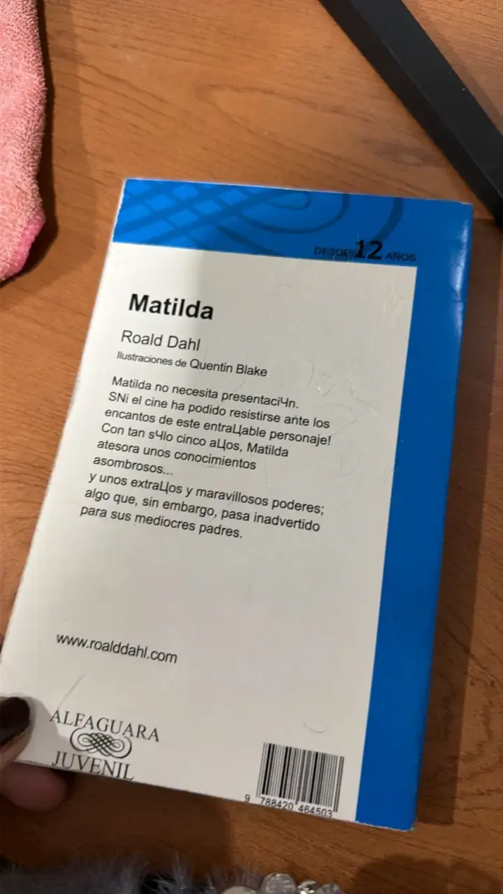 Libro Matilda de Roald Dahl en buen estado - 2