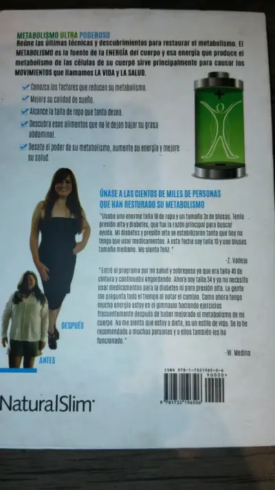 Libro Metabolismo Ultra Poderoso de Frank Suárez - miniatura 2