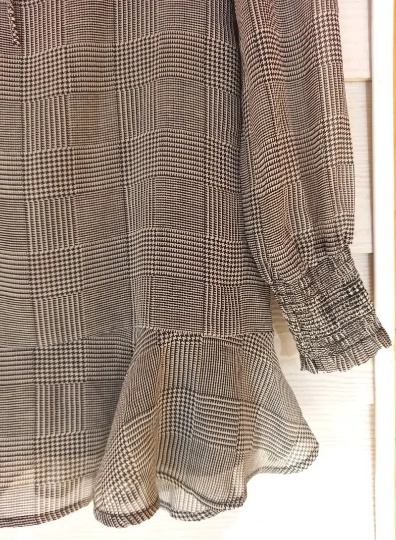 Vestido Forever 21 a cuadros con volantes - 6