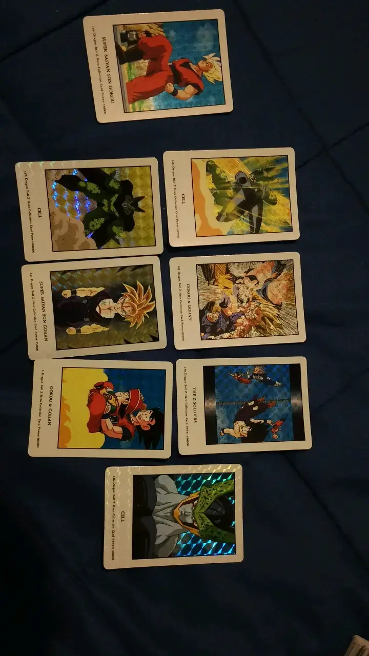 Colección de cartas Dragon Ball Z holográficas - 1
