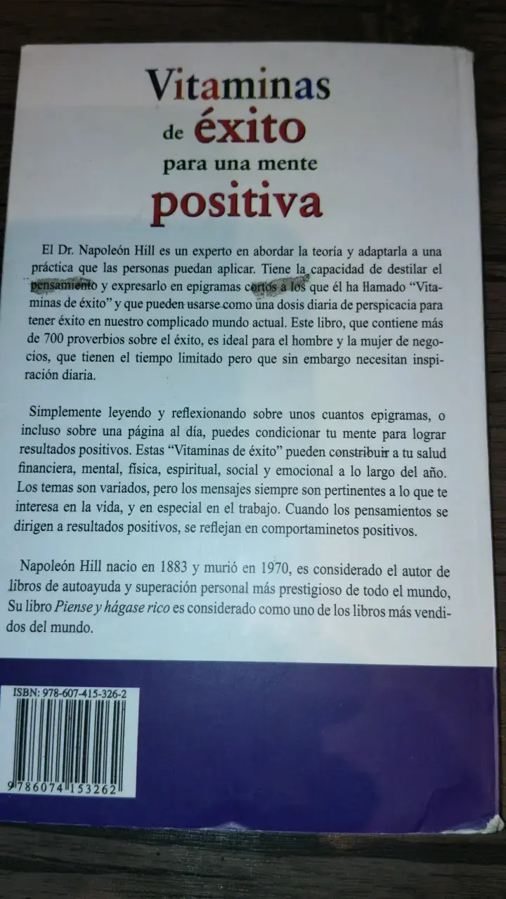 Libro Vitaminas de Éxito para una Mente Positiva - 2