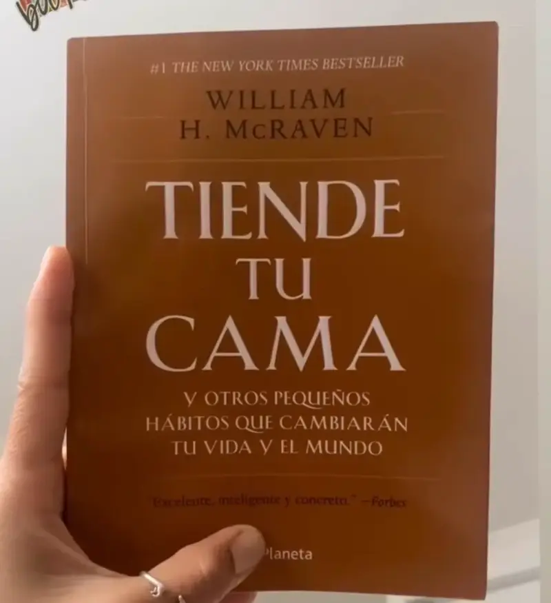 Libro 'Tiende Tu Cama' de William H. McRaven
