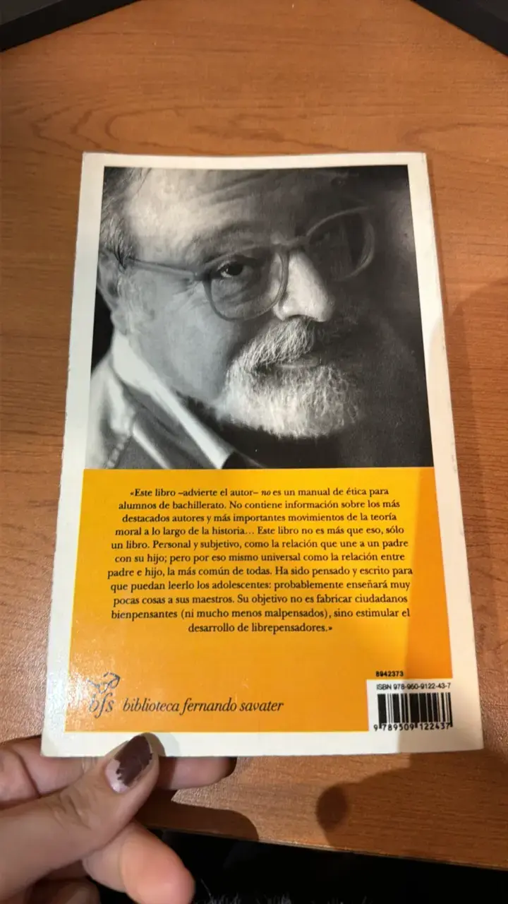 Libro Ética para Amador de Fernando Savater - 2