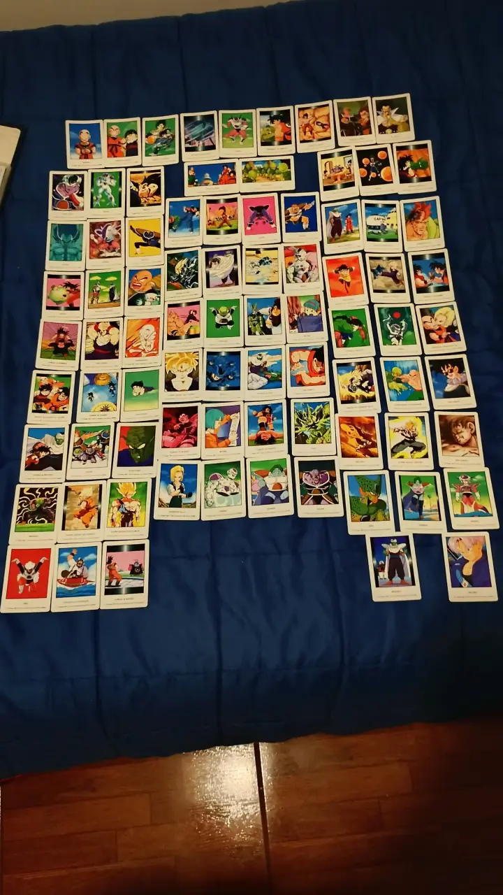 Colección de cartas Dragon Ball Z vintage