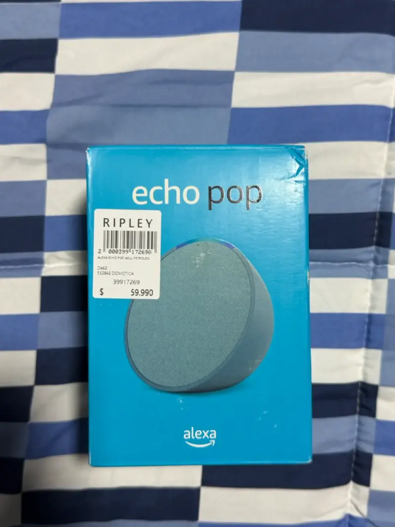 Altavoz Inteligente Echo Pop con Alexa Azul - 1