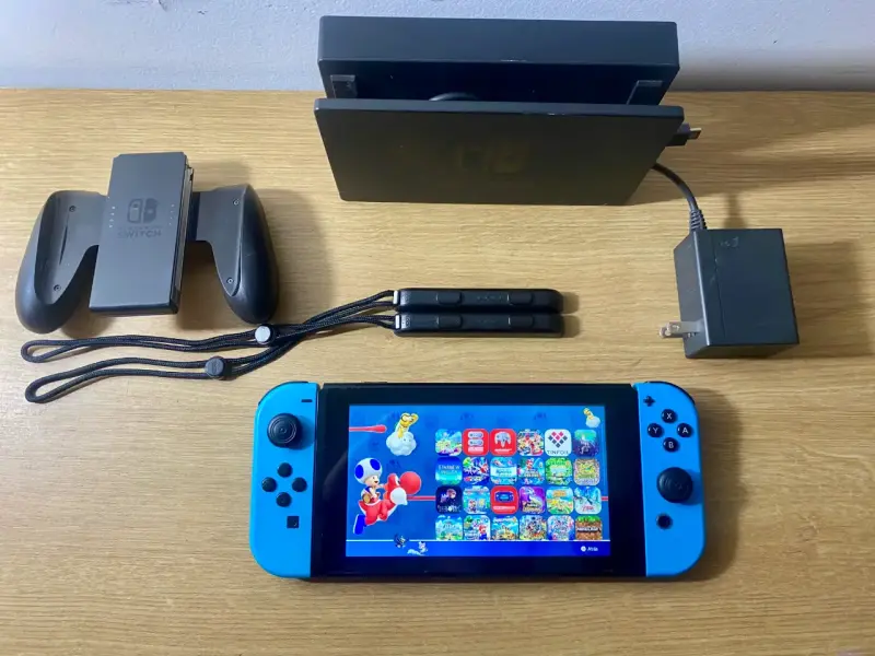 Nintendo Switch Magia + 128gb celeste + online - 1