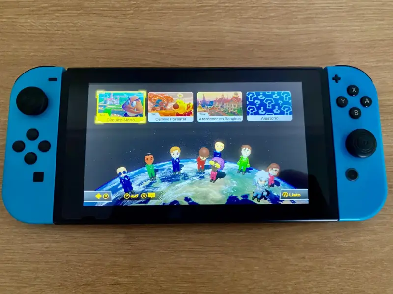 Nintendo Switch Magia + 128gb celeste + online - 5