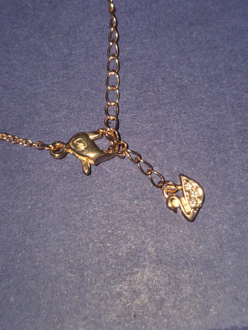 Collar Swarovski Cisne Negro con Cristales - 4
