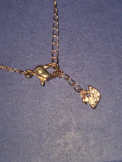 Collar Swarovski Cisne Negro con Cristales - miniatura 4