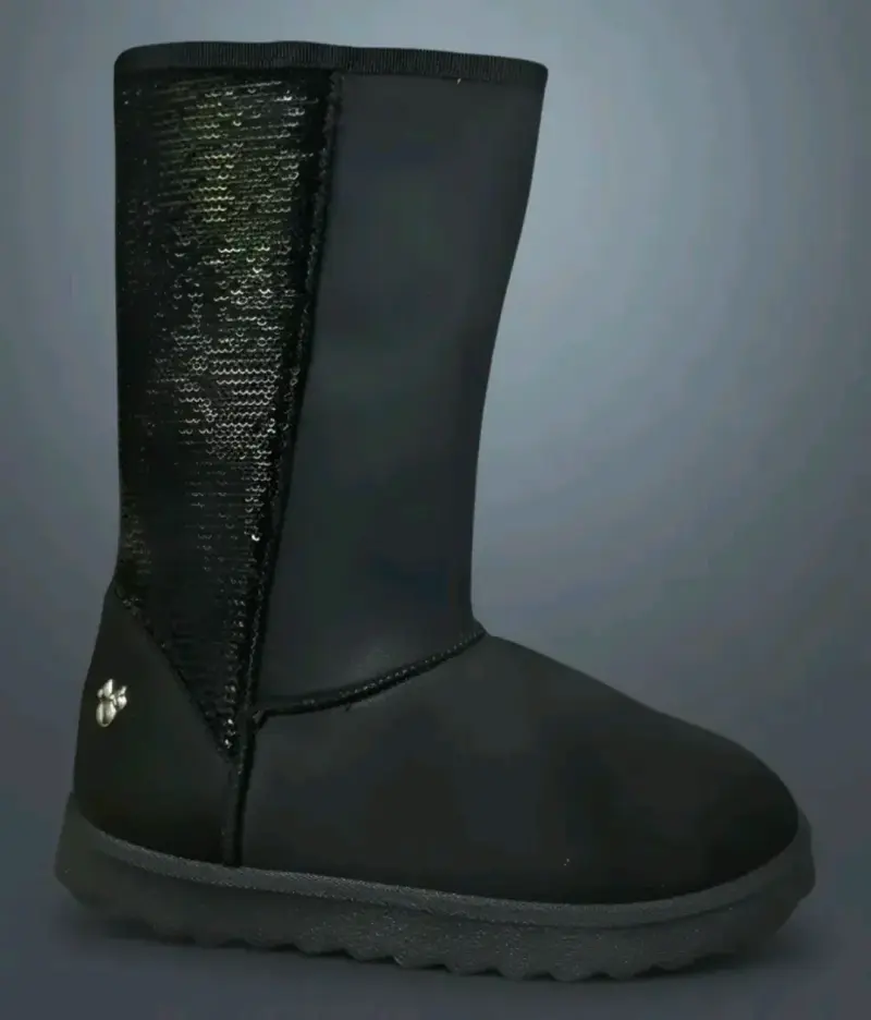 Botas negras con lentejuelas Minnie Mouse N ° 38 - 3