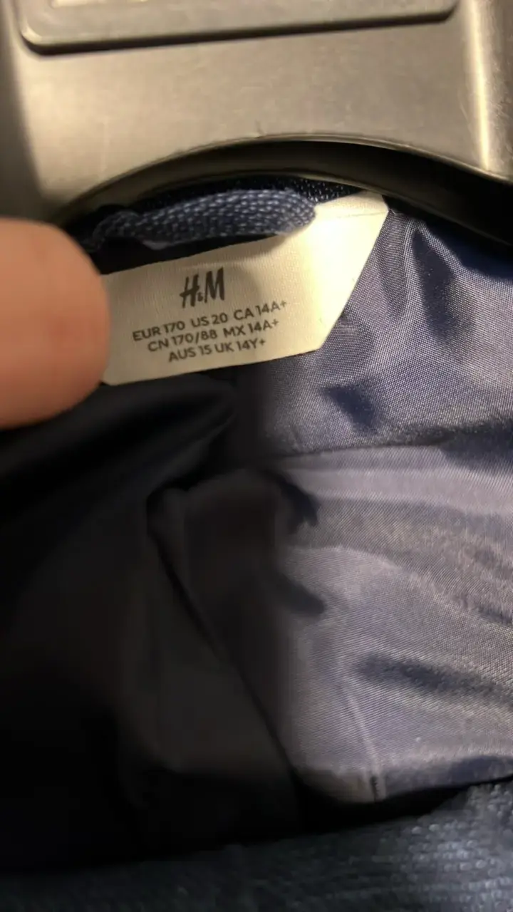 Traje azul marino de Nilon con pantalón y camisa - 4