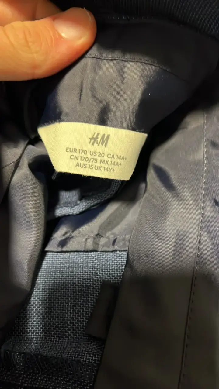 Traje azul marino de Nilon con pantalón y camisa - 5