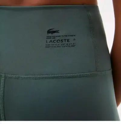 Calzas deportivos verdes Lacoste para mujer - miniatura 2