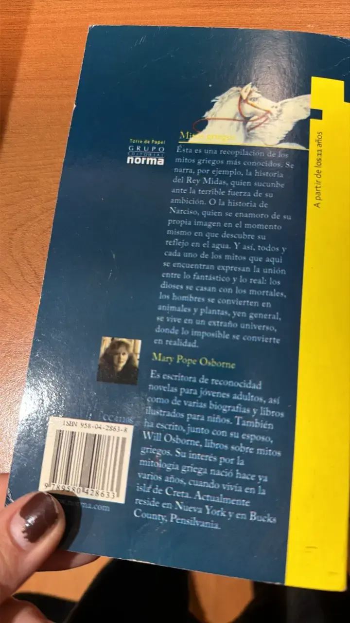 Libro Mitos Griegos de Mary Pope Osborne - 2