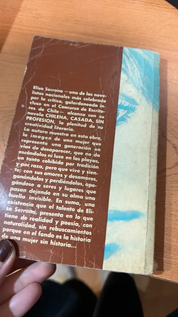 'Chilena Casada Sin Profesión' de Elisa Serra - 2
