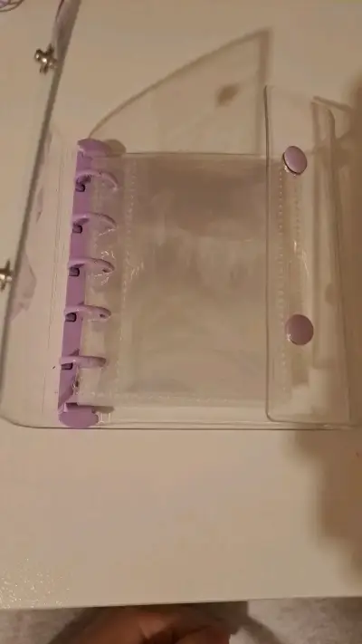 Archivador pequeño color morado - miniatura 3