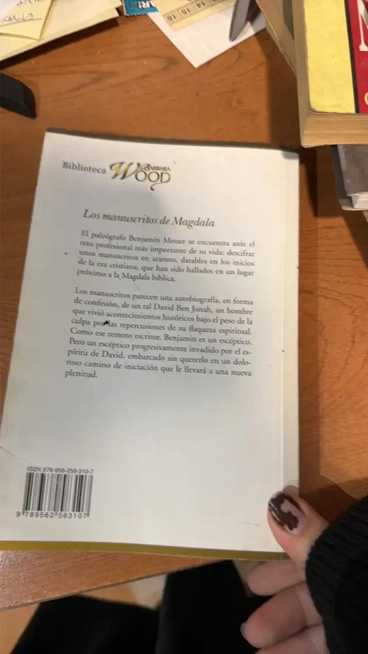 Libro Los Manuscritos de Magdala de Barbara Wood - 2
