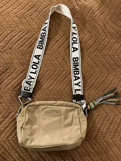 Bandolera beige Bimba y Lola con correa ajustable - miniatura 1