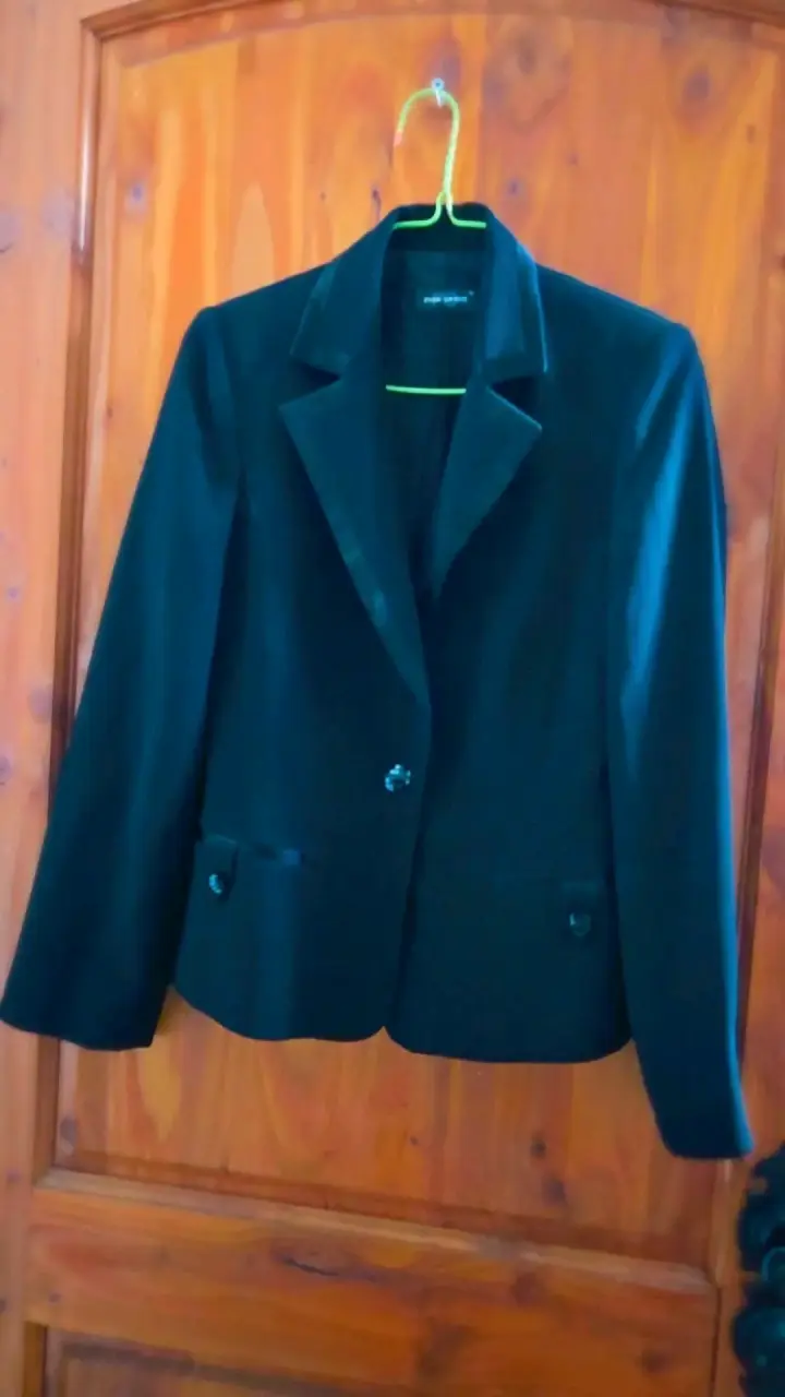Blazer negro formal para mujer TALLA S - 2
