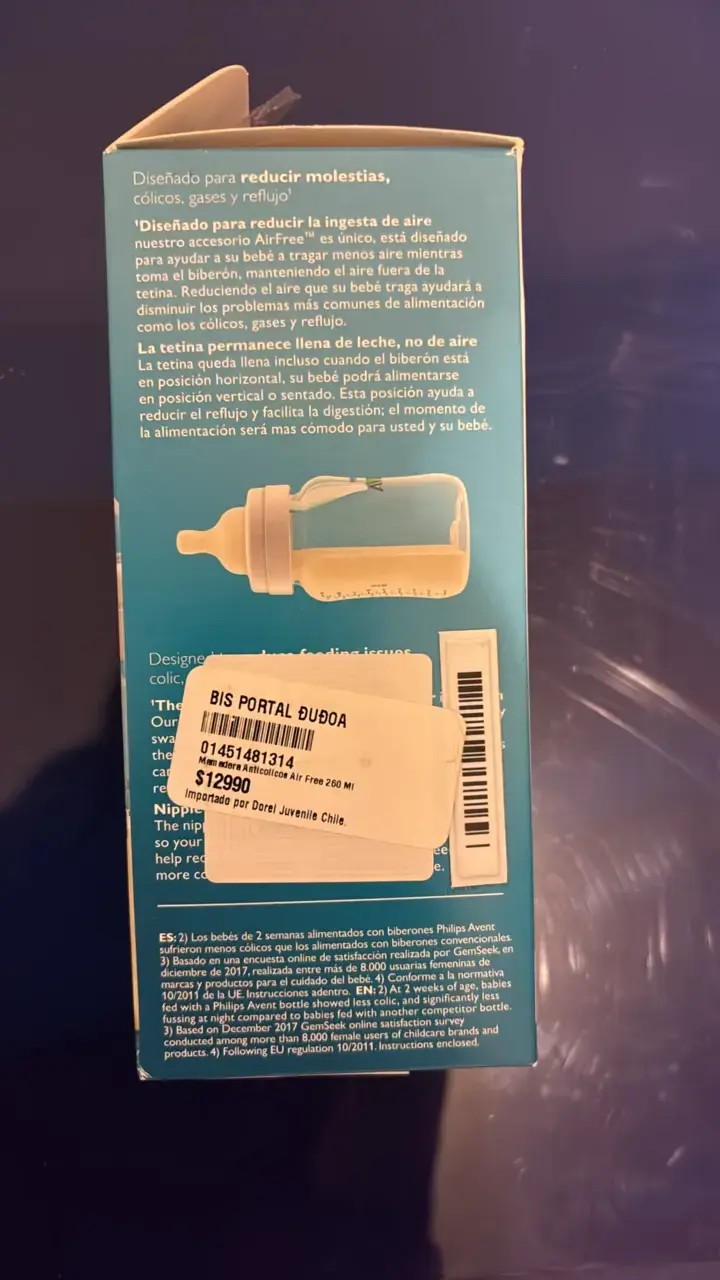 Mamadera Philips Avent Anti-colic con AirFree - 2