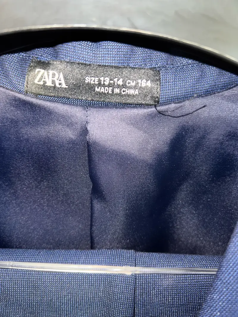 Blazer y pantalón azul  niño Zara talla 13-14 años - 2
