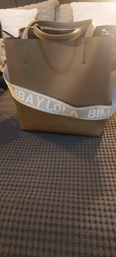 Cartera Tote Bimba y Lola Beige - miniatura 2