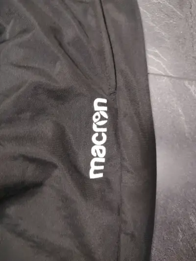Pantalones deportivos negros Macron S.P.A.L. - miniatura 2