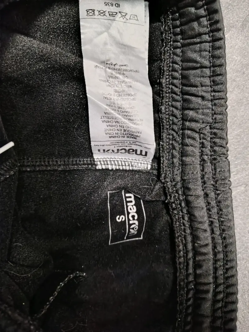 Pantalones deportivos negros Macron S.P.A.L. - 3