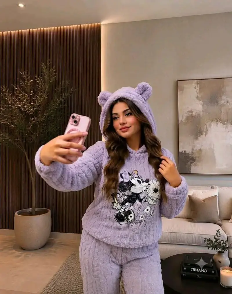 Pijama trenzado Disney con capucha y orejas - 2