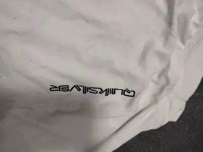 Polera blanca Quiksilver con diseño gráfico - miniatura 3