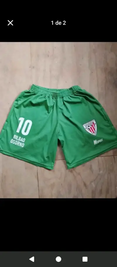Conjunto deportivo Bilbao Osorno verde y rojo - miniatura 1