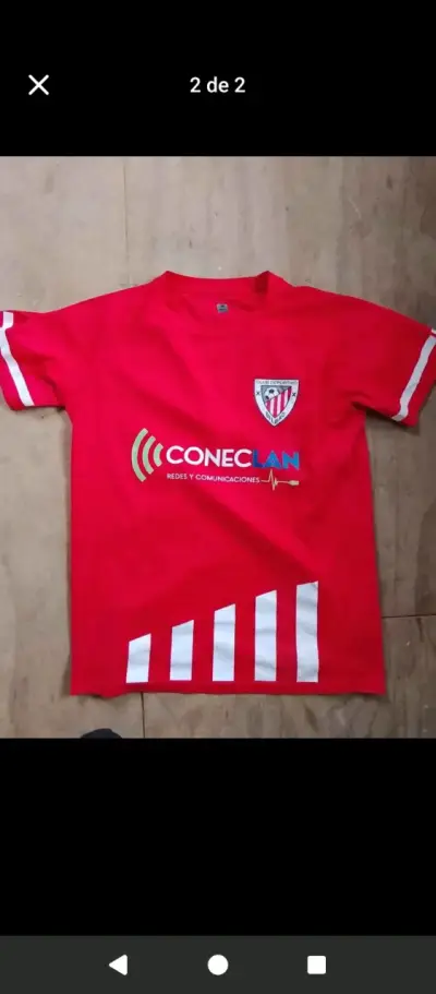 Conjunto deportivo Bilbao Osorno verde y rojo - miniatura 2
