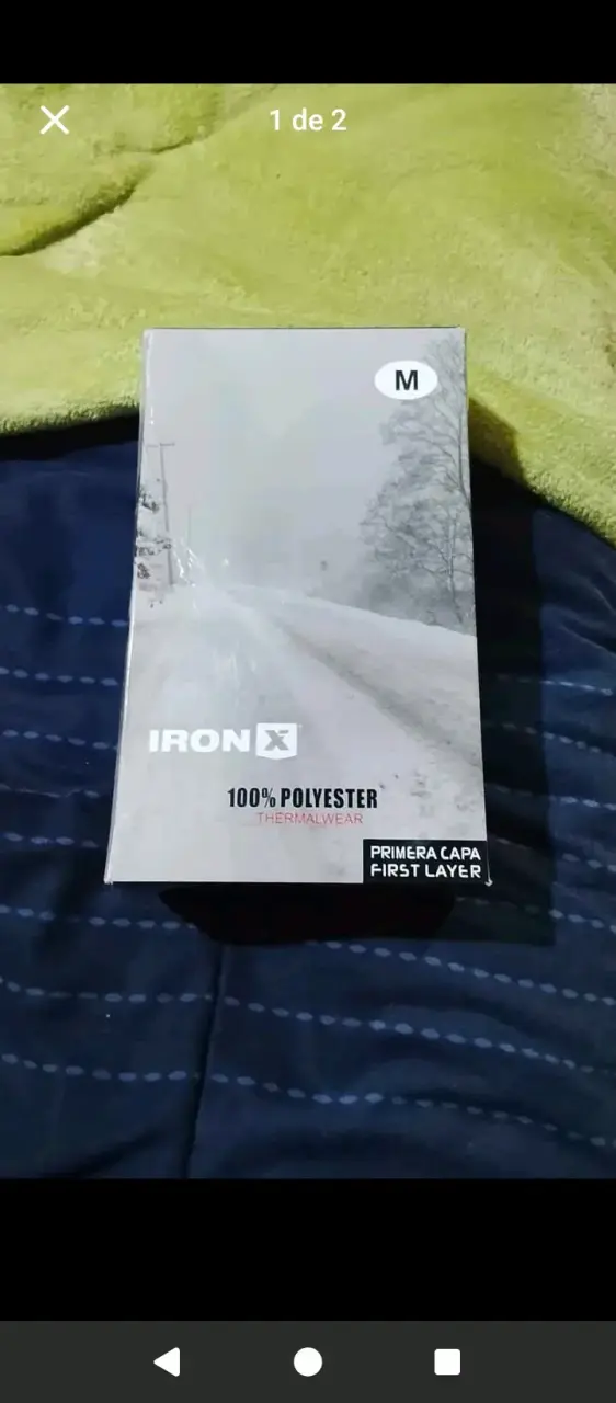 Ropa térmica Iron X primera capa talla M - 1