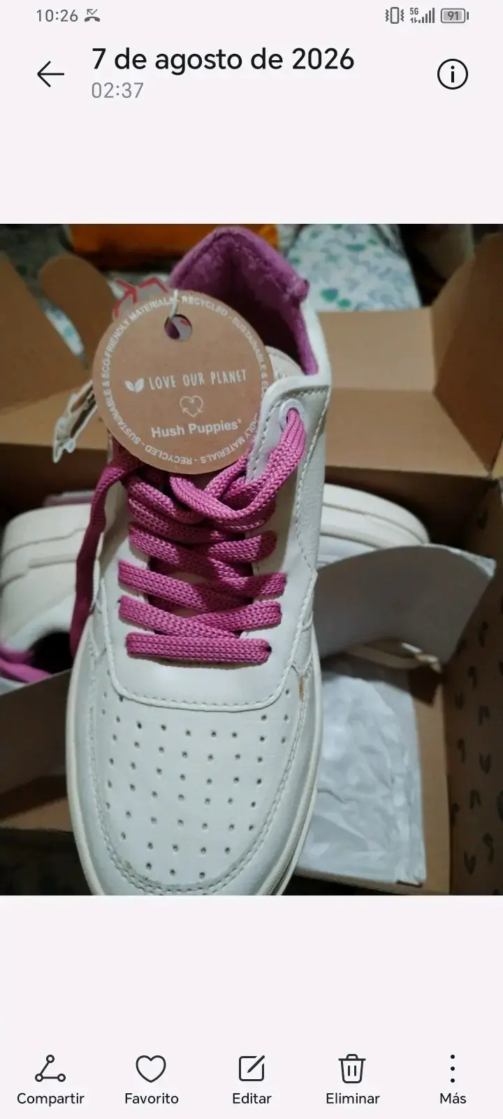 Zapatillas Hush Puppies Minorca Fucsia para Mujer - 1