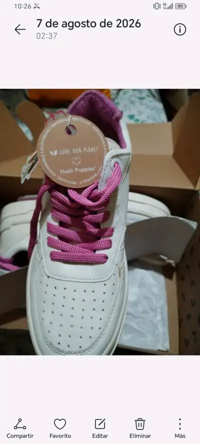 Zapatillas Hush Puppies Minorca Fucsia para Mujer - miniatura 1
