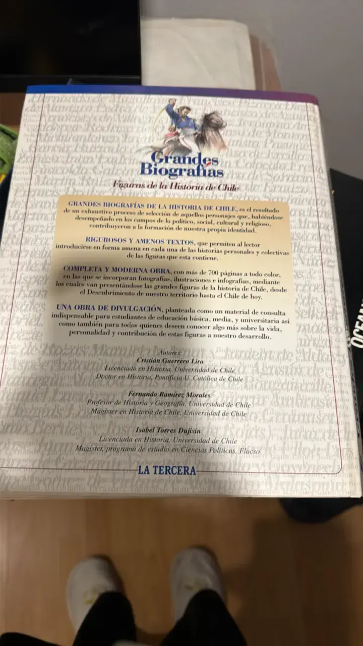 Libro  Biografías Figuras de la Historia de Chile - 2