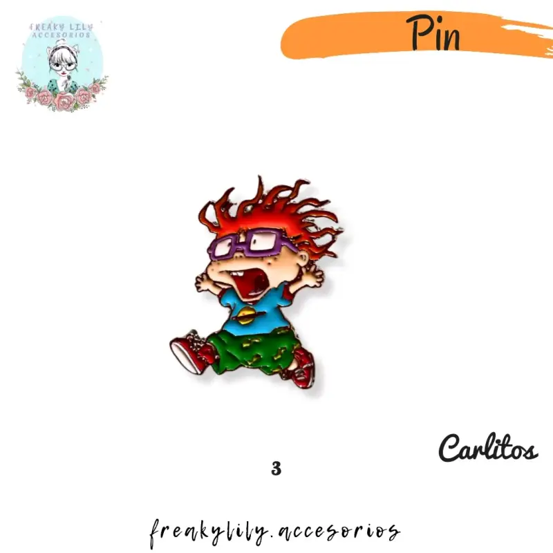 Set de Pins de Personajes de Rugrats y Hey Arnold - 4