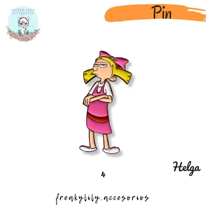 Set de Pins de Personajes de Rugrats y Hey Arnold - 5