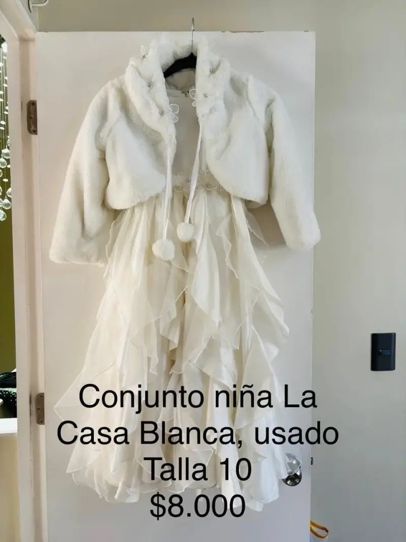 Conjunto de niña La Casa Blanca Talla 10