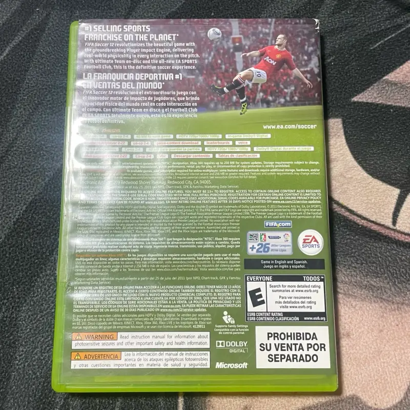 Juego FIFA Soccer 12 para Xbox 360 - 2